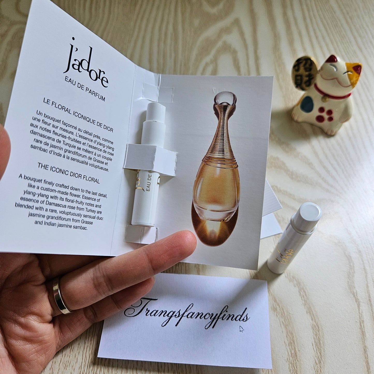 Dior J'adore EDP Authentic Perfume Sample Spray Vials 1mL x2 NIB