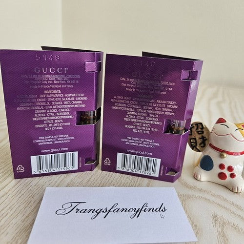 Gucci Guilty Elixir de Parfum Pour Femme 1.5mL Sample Vial Spray x2