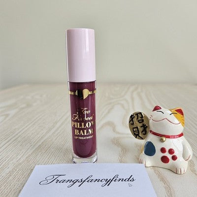 Too Faced Pillow Balm Berry Jam Kiss 6mL Lip Treatment Gloss NEW No Box