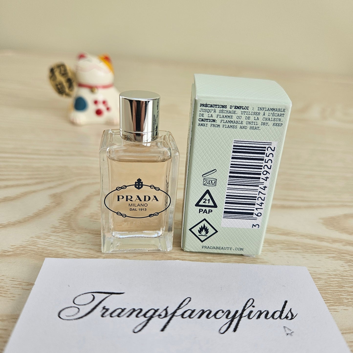 Prada Les Infusions Infusion d'Iris EDP Mini 7.5mL NIB Authentic Travel
