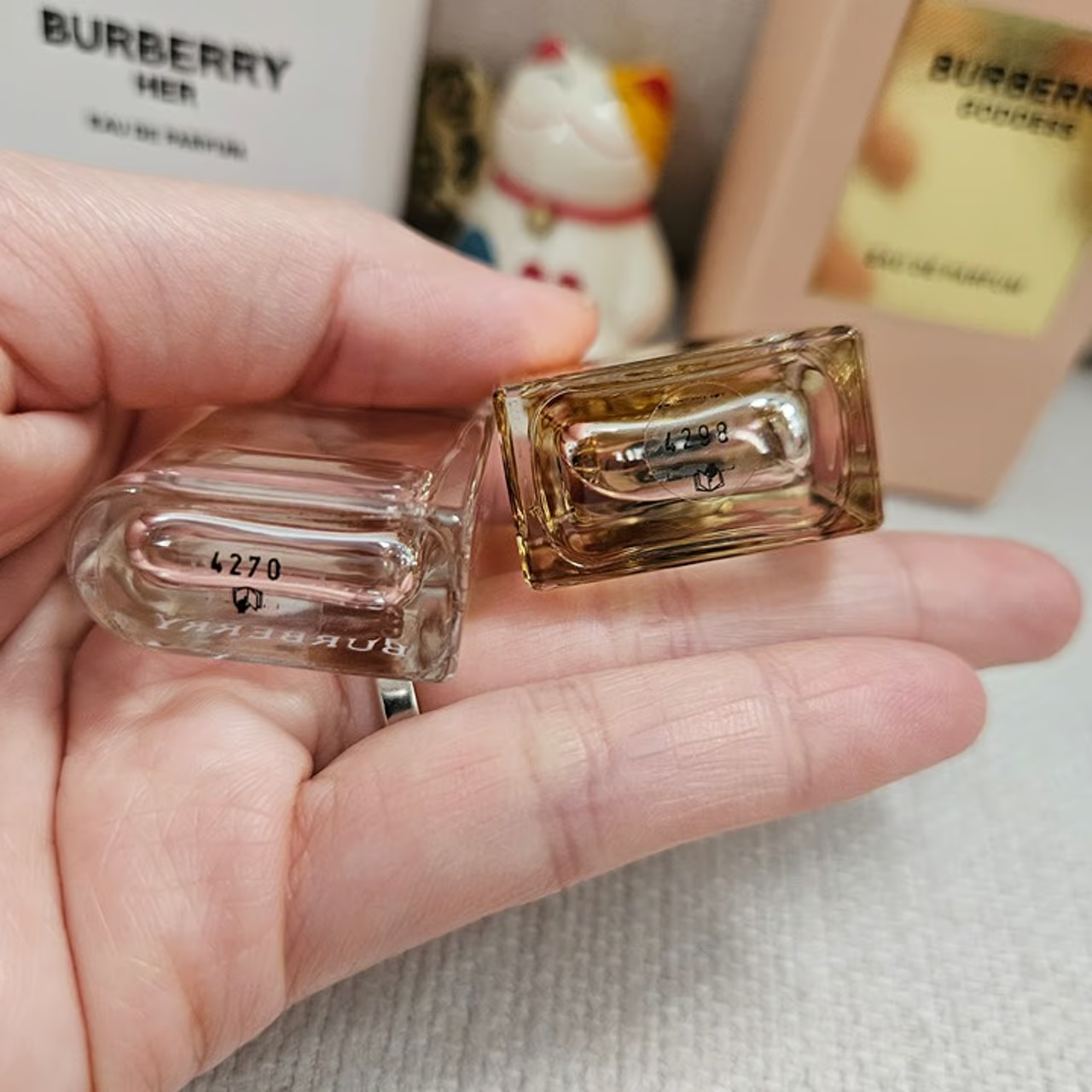 NIB! Burberry Mini Perfume Set – Burberry Her & Burberry Goddess- Authentic new