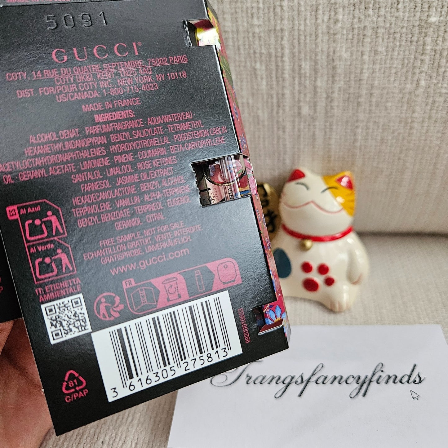 NIB!2x Gucci Flora Gorgeous Gardenia EDP INTENSE vial Spray .05oz, 1.5ml*NEW2025