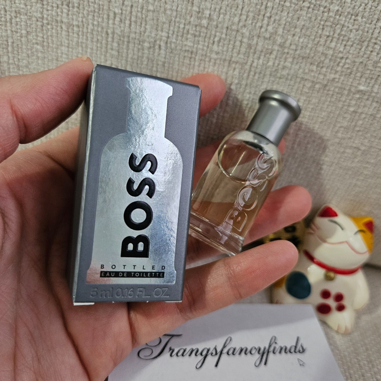 NIB! Hugo Boss Mini Cologne Set | Boss Bottled + The Scent | 5 ml Each | authent