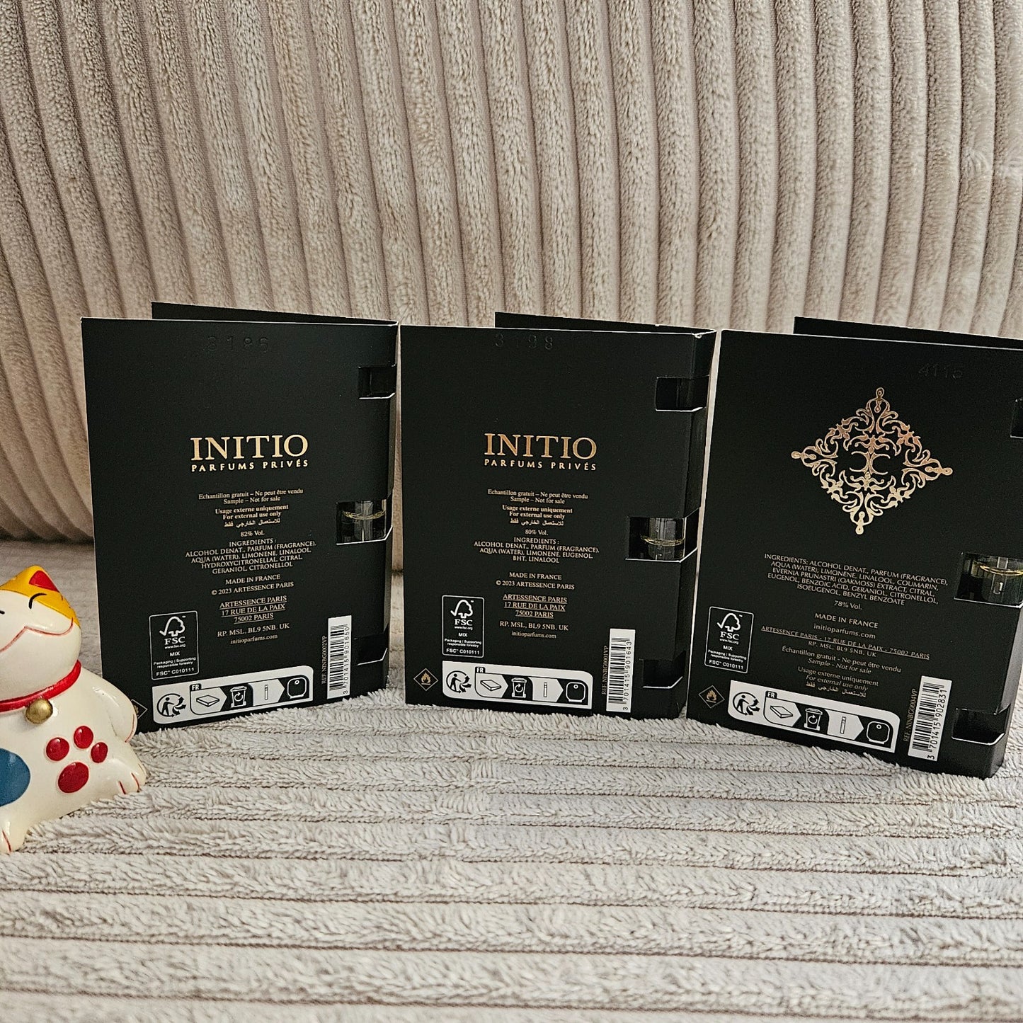 NIB! Initio Parfums Privés Oud Collection Samples x3 – Greatness, Neo, Happiness