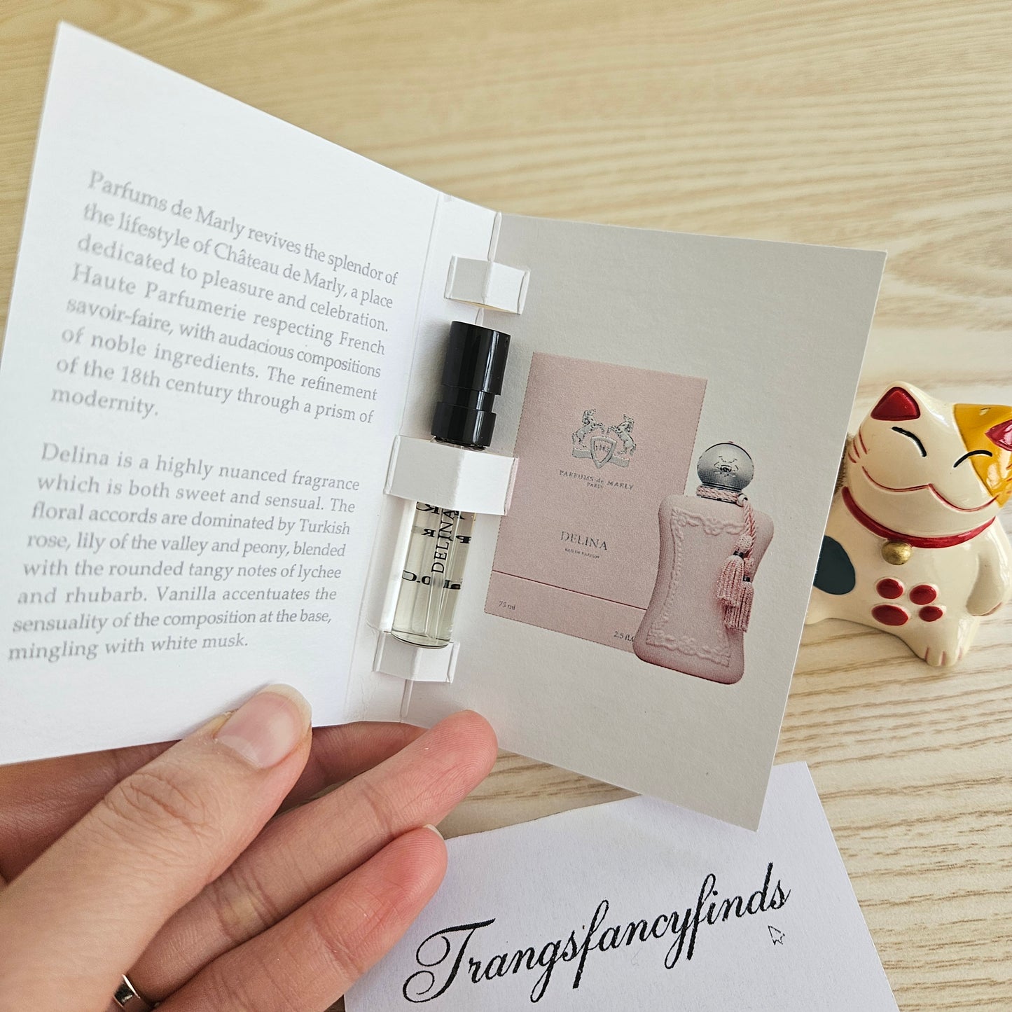 Parfums de Marly Delina EDP 1.5mL Authentic Sample Vial Spray Travel