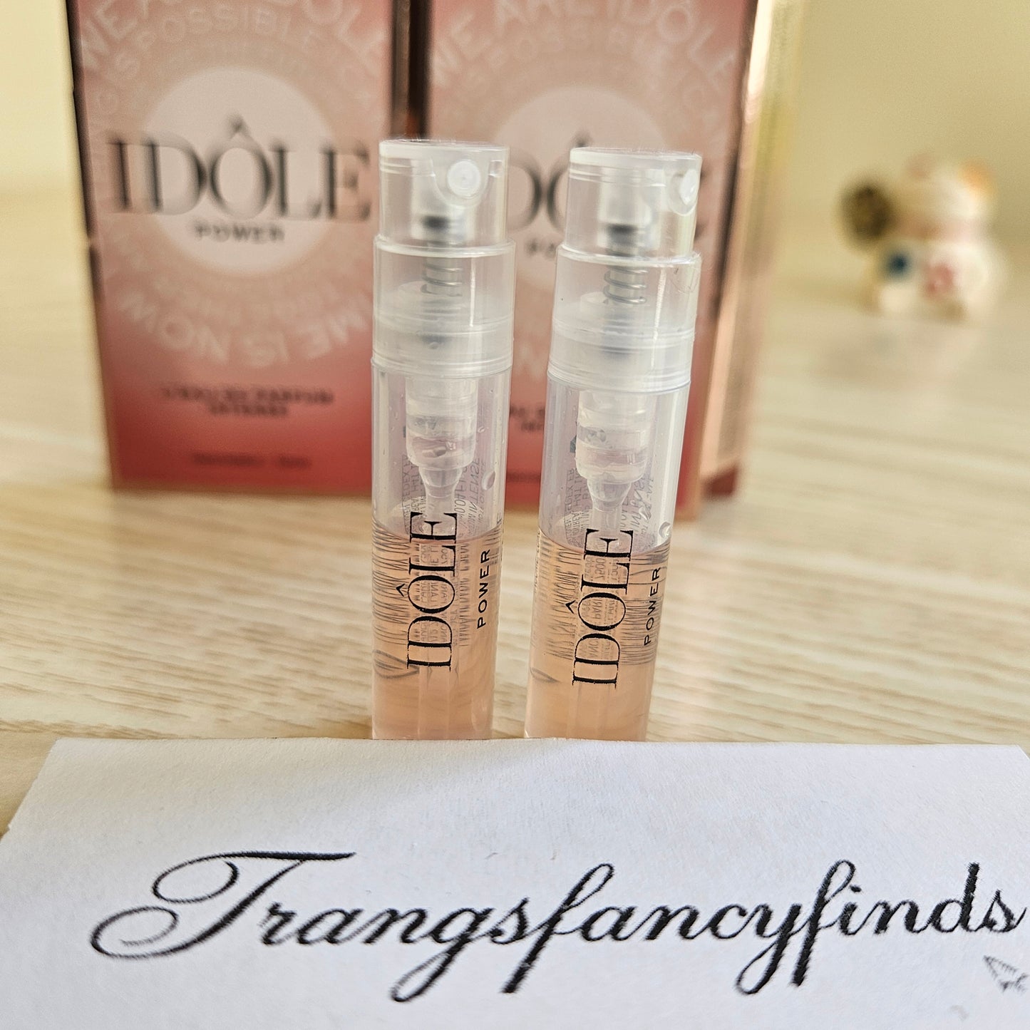 Lancôme Idôle Power EDP Intense Authentic Sample Vials 1.2mL x2 NIB