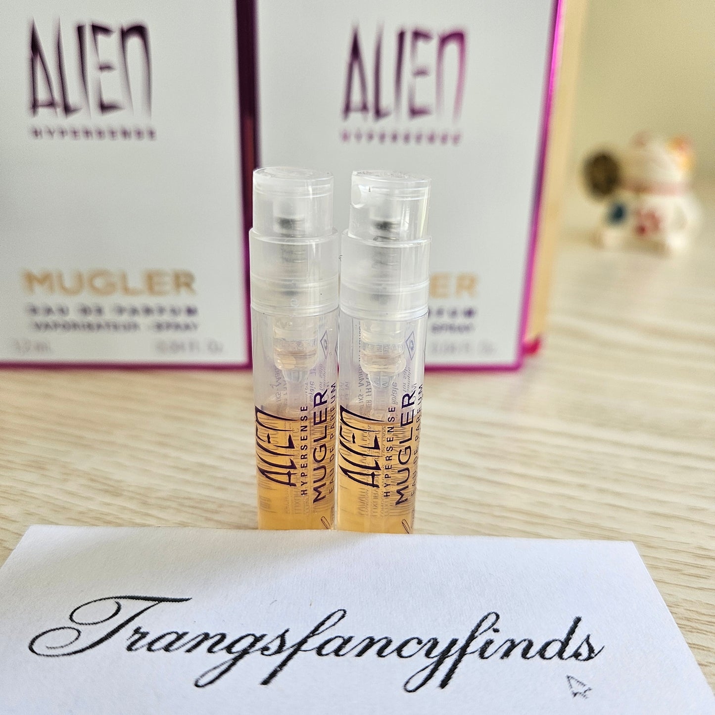 Mugler Alien Hypersense EDP 1.2mL Spray Vial Sample x2 Authentic NIB