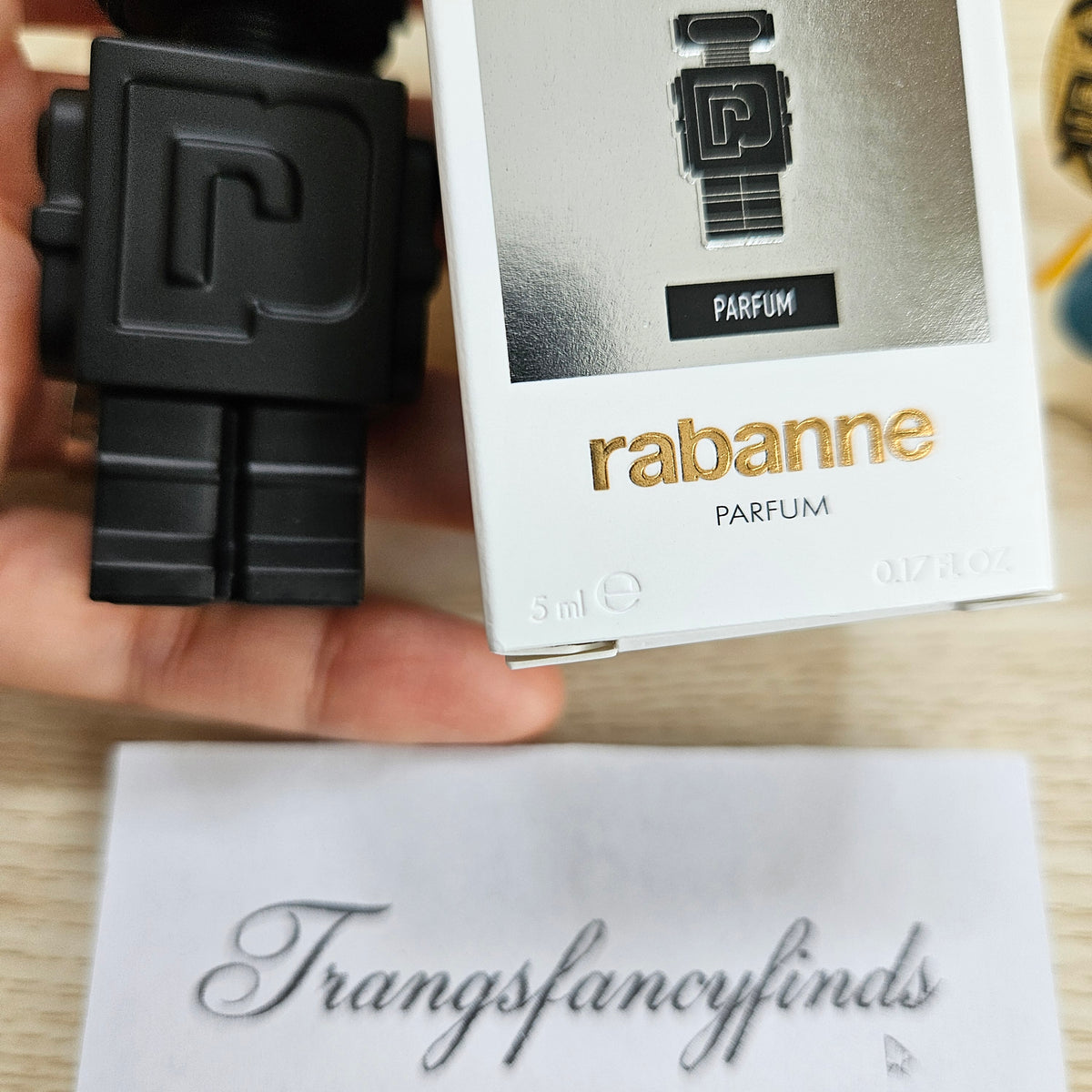 Rabanne Phantom Parfum 5ml Mini Dabber Robot Bottle Men's Fragrance NIB Authenti