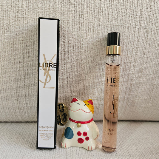 YSL Libre Flowers & Flames EDP Florale Travel Spray 10ml NIB Women