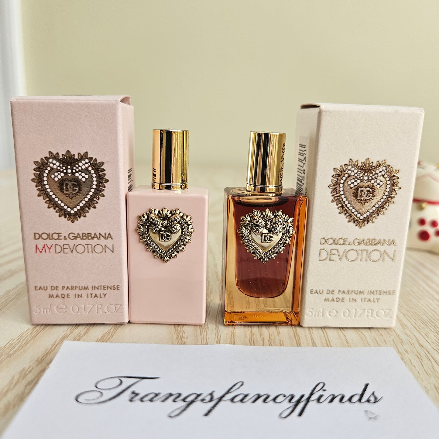 Dolce & Gabbana Devotion + My Devotion EDP Intense Mini Set 2x5ml Dabber NEW Aut