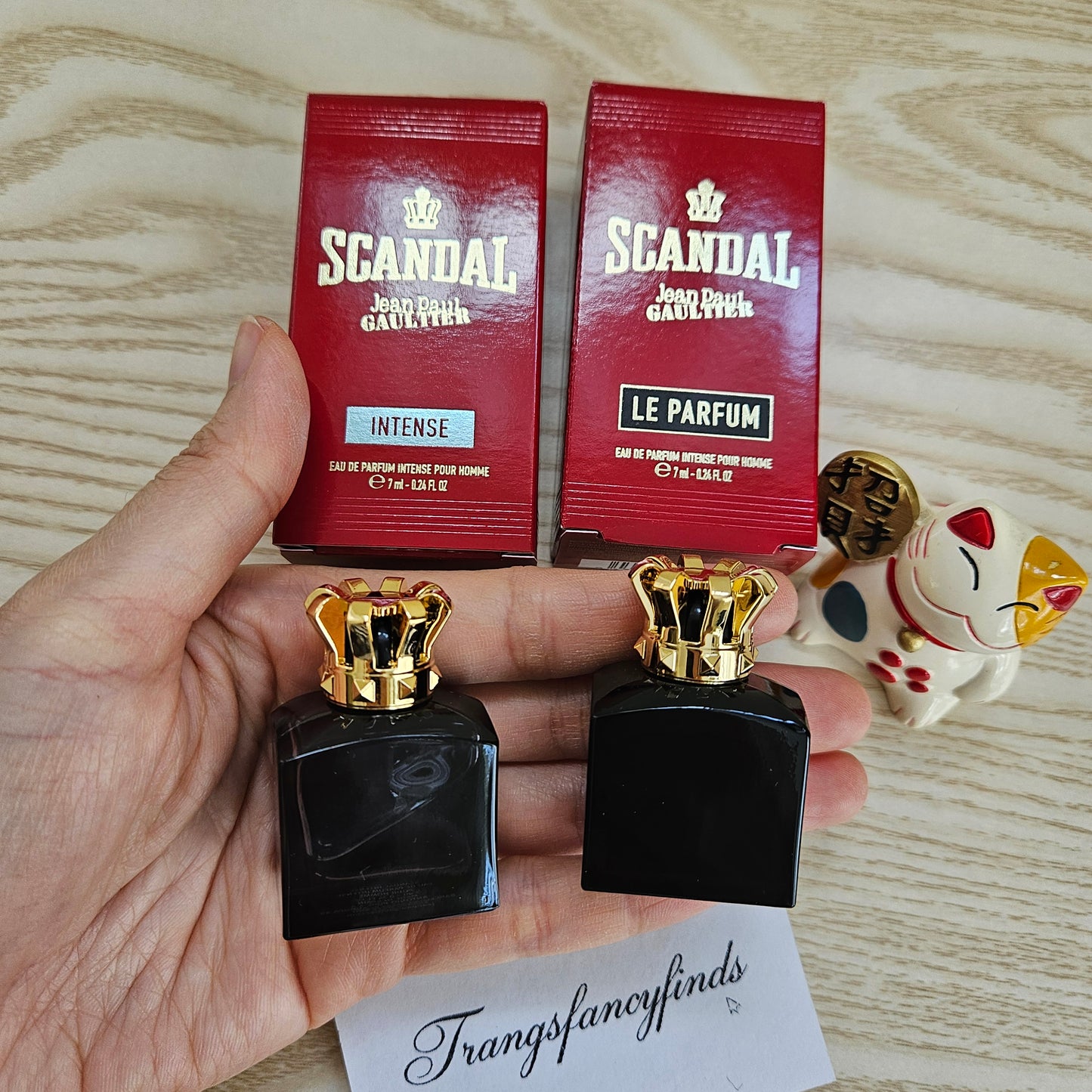 NIB! Jean Paul Gaultier Scandal Intense & Le Parfum EDP Mini Set 2x7mL Pour Homm