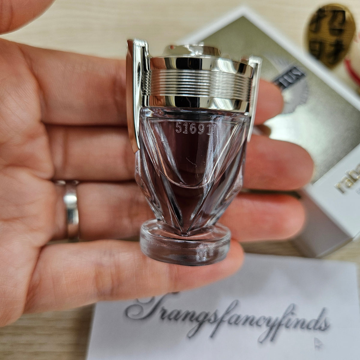 Rabanne Invictus EDT Men Miniature Mini 5ml Dabber Bottle NIB Authentic
