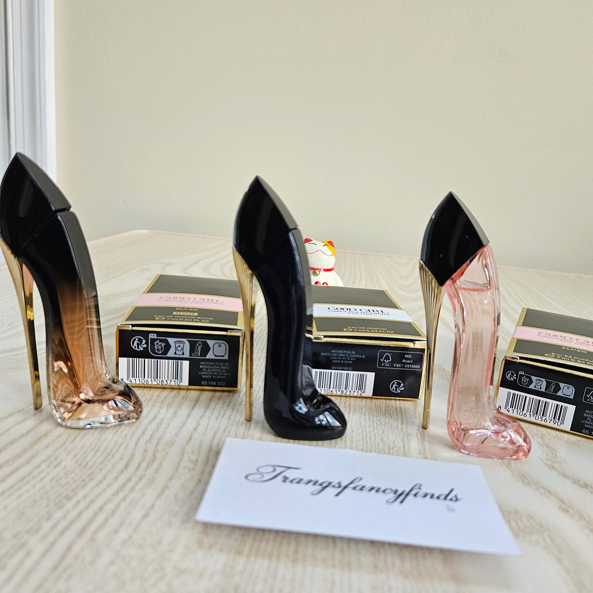 Carolina Herrera Good Girl Mini Set 3pc EDP Blush Elixir 7ml Dabber NIB