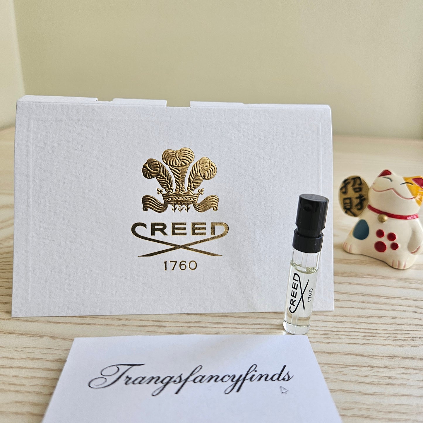 Creed Pure White Cologne EDP Authentic Sample Vial Spray 1.7mL w/ Card