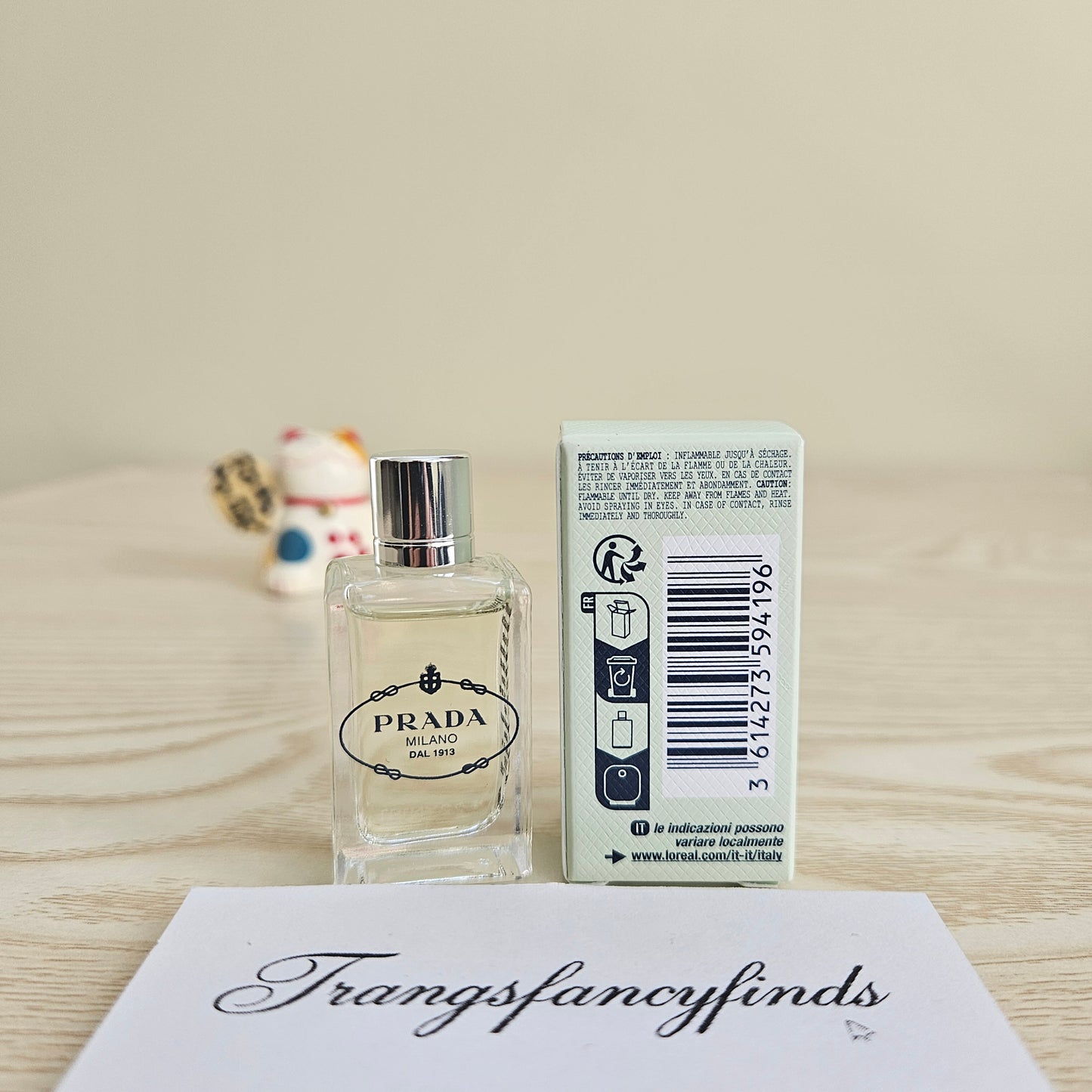 Prada Les Infusions Infusion d'Iris EDP Mini 7.5mL NIB Authentic Travel