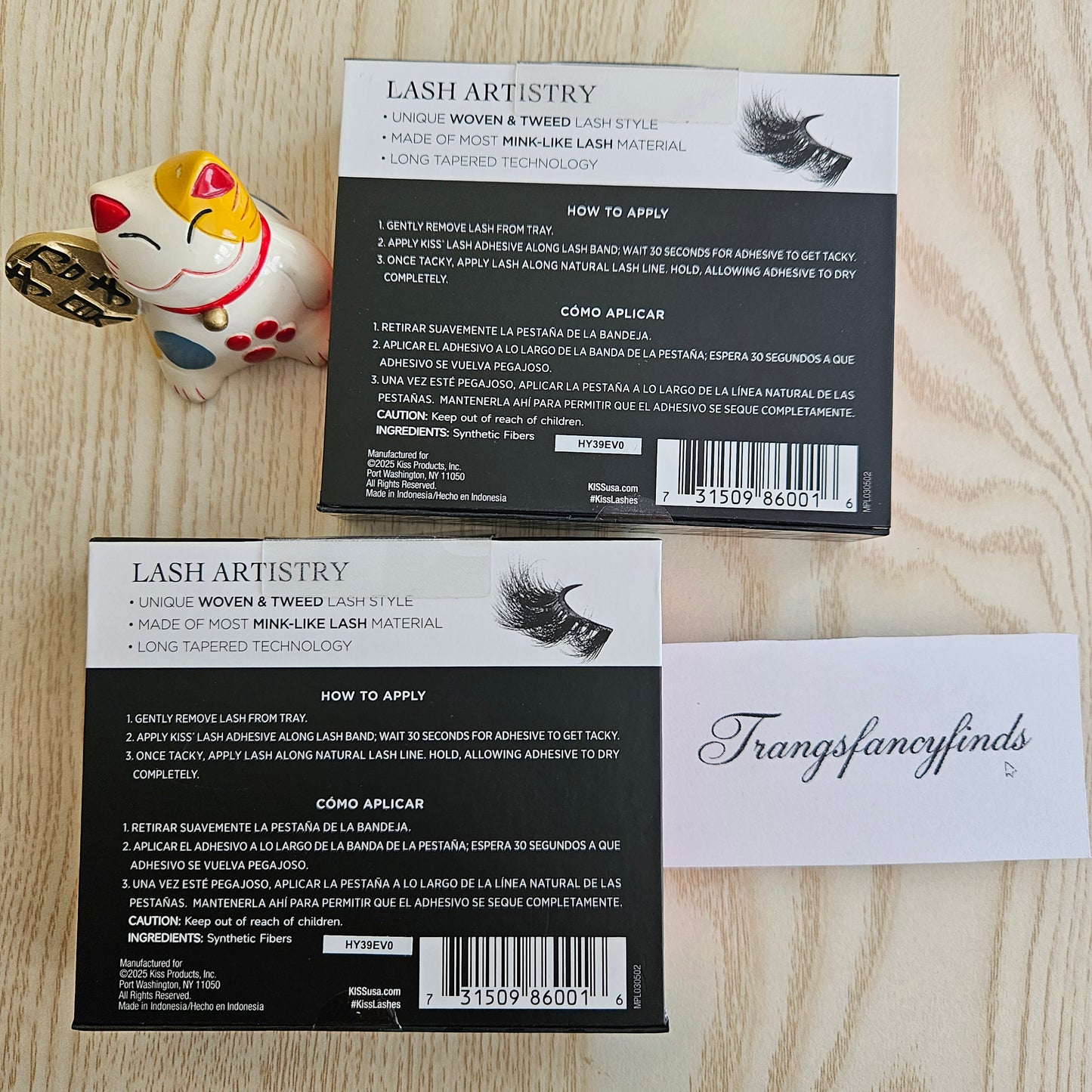 KISS Lash Couture Masterpiece Avant Garde Faux Mink Lashes NIB Lot of 2