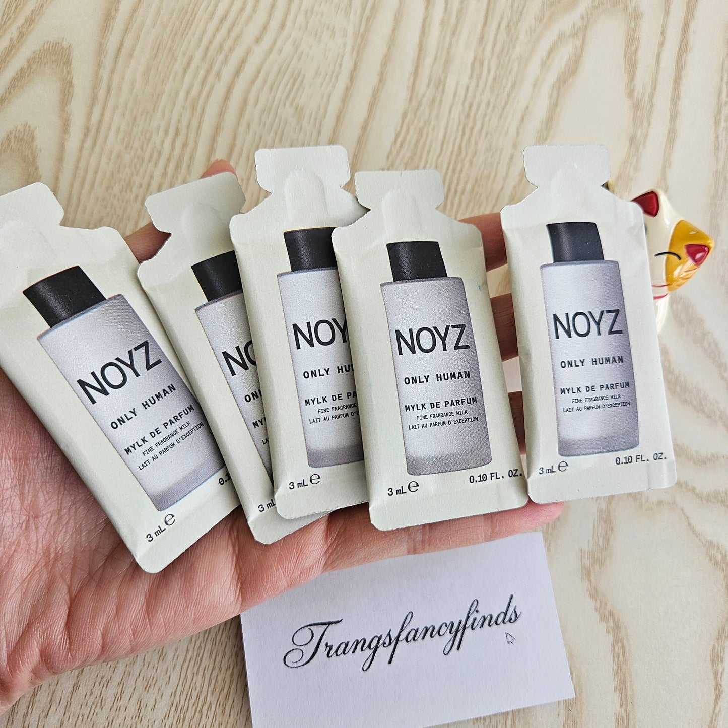NOYZ Only Human Mylk de Parfum Sample Set 5pc 3mL Fine Fragrance Milk