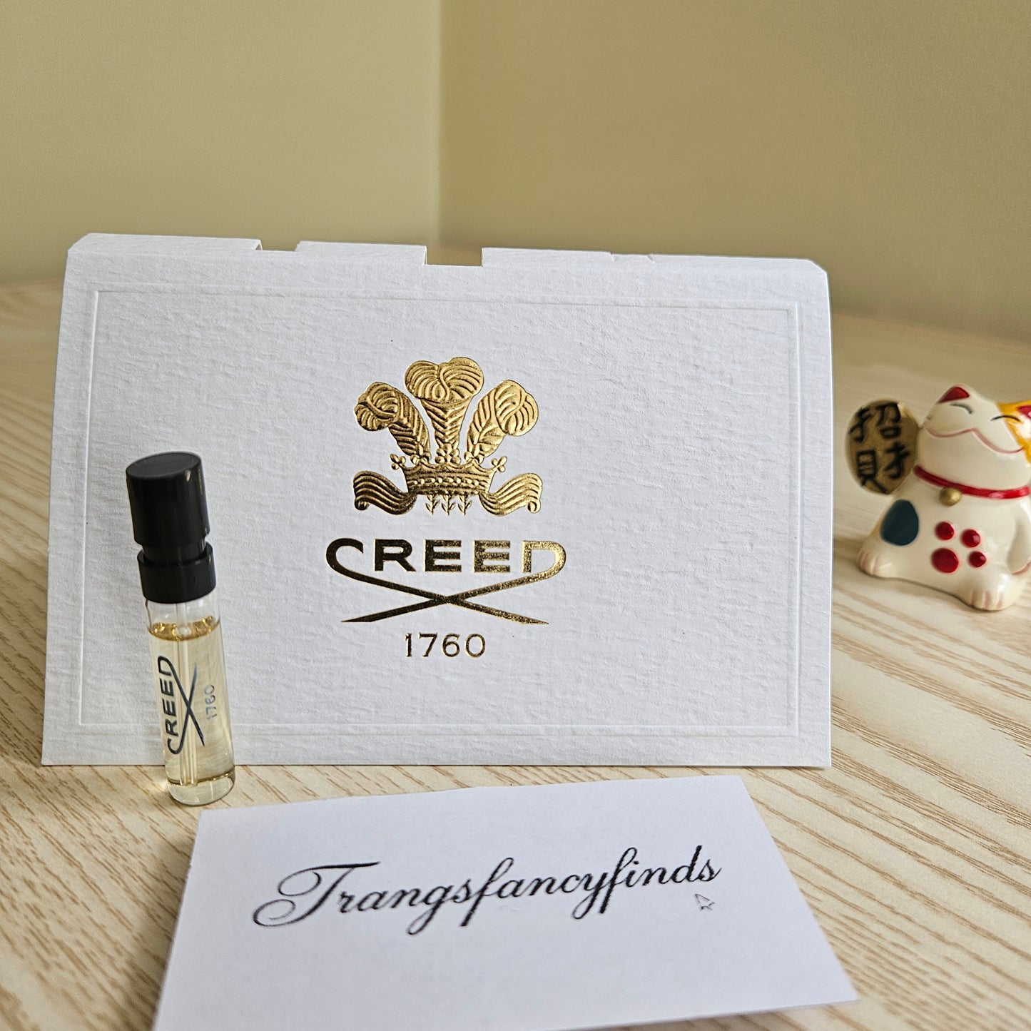 Creed White Amber EDP Sample Vial Spray 1.7mL Authentic NIB