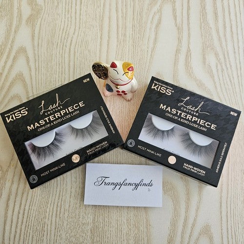 KISS Lash Couture Masterpiece Avant Garde Faux Mink Lashes NIB Lot of 2
