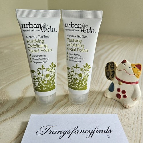 Urban Veda Neem Tea Tree Purifying Exfoliating Facial Polish 20mL x2