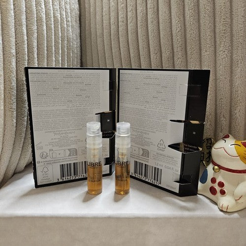 YSL Libre Le Parfum 1.2mL Sample Spray Vial x2 Authentic New with card