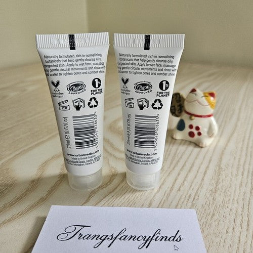 Urban Veda Neem Tea Tree Purifying Exfoliating Facial Polish 20mL x2