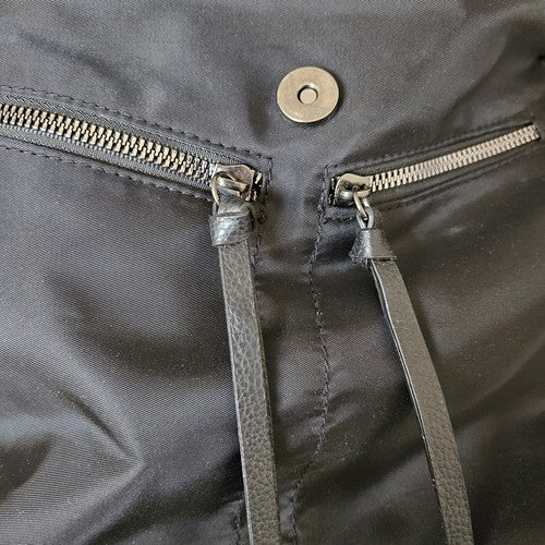 Botkier Black Backpack NewYork Trigger Mini Nylon Leather Great Condition Size S