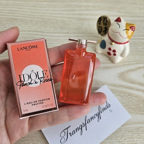 Lancôme Idôle Peach 'n Roses EDP Mini 5mL Authentic NIB Dabber Travel