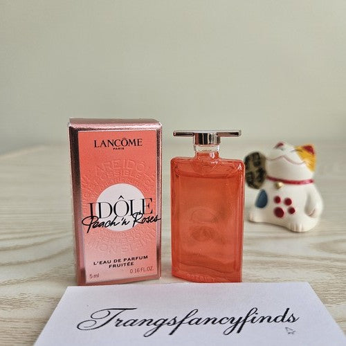Lancôme Idôle Peach 'n Roses EDP Mini 5mL Authentic NIB Dabber Travel