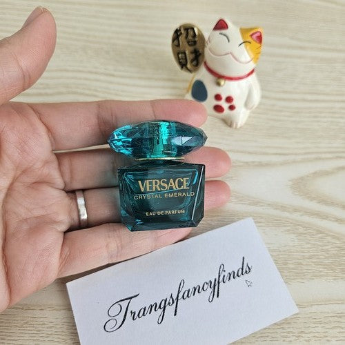 Versace Crystal Emerald EDP Mini Perfume 5mL Dabber NWOB Authentic Travel