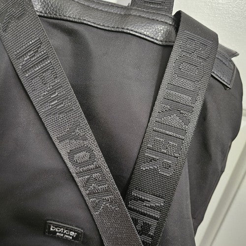 Botkier Black Backpack NewYork Trigger Mini Nylon Leather Great Condition Size S