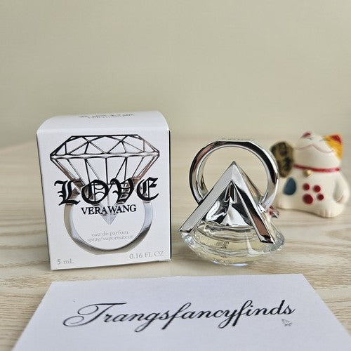 Vera Wang Love EDP Mini 5mL 0.16oz Authentic NIB Diamond Ring Bottle