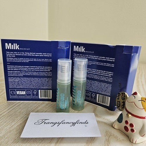 Milk Makeup Hydro Grip Primer Mini Sample 4mL x2 Travel Size NIB