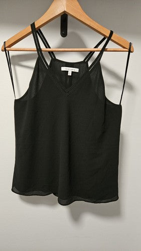 Naked Zebra Black Double Strap Camisole – Women’s Small