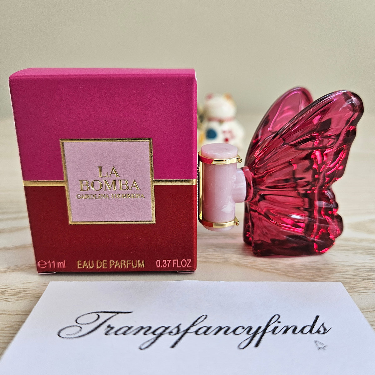 Carolina Herrera La Bomba EDP 11ml Mini Dabber Butterfly Bottle New in Box