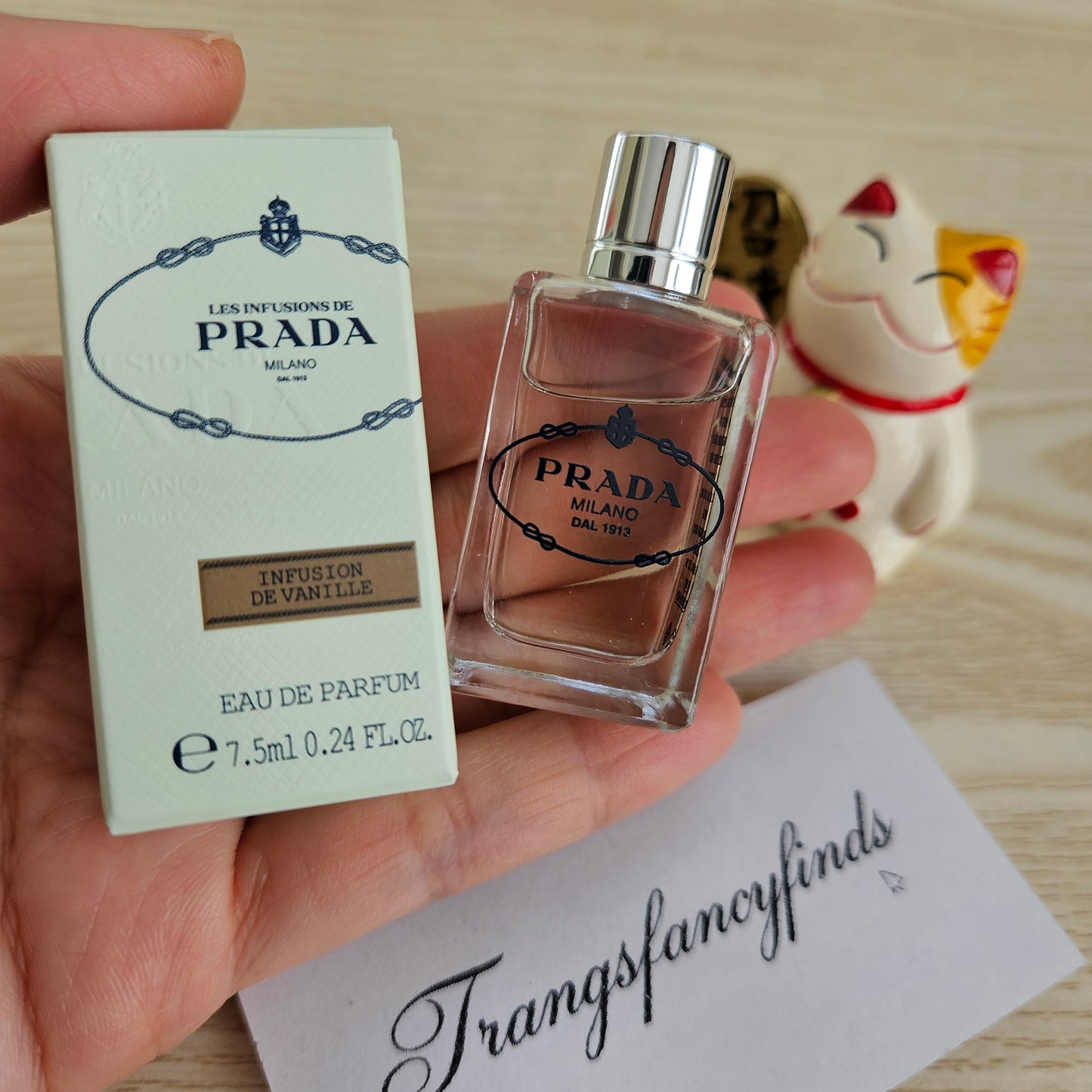 Prada Les Infusions Infusion de Vanille EDP Mini 7.5mL NIB Authentic