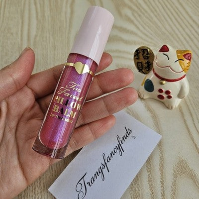 Too Faced Pillow Balm Fairy Kiss 6mL Lip Treatment Gloss NEW No Box Pink Shimmer