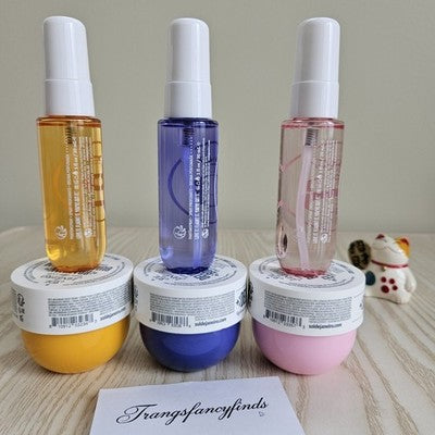 Sol de Janeiro Perfume Mist and Cream Lot Cheirosa 68 62 59 Travel Size NEW AUTh