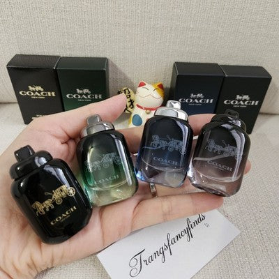 NIB! Coach Mens Fragrance  Mini  Set 4x 0.15 oz/ 4.5ml each_ Dabber Authentic