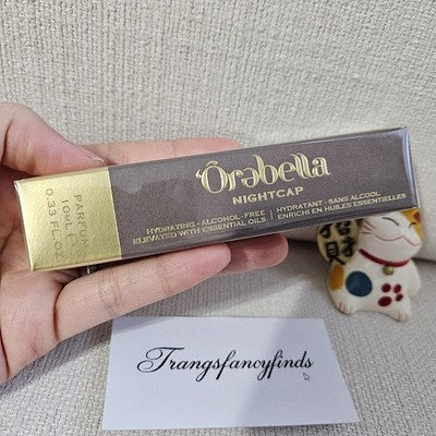 Sealed! Ōrəbella Nightcap Perfume 0.33 oz / 10 mL Alcohol-Free Travel Spray New