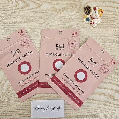 Rael Beauty Miracle Patch Invisible Spot Cover 24 Patches Each Lot x3 Acne Pim