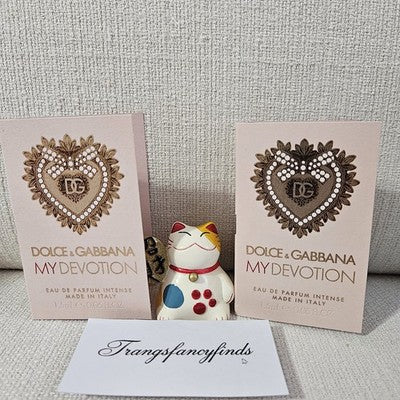 NEW ! 2x Dolce & Gabbana My Devotion EDP Intense Sample Spray .05oz 1.5ml *2025
