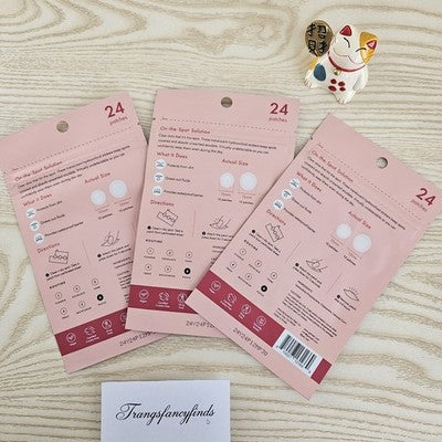 Rael Beauty Miracle Patch Invisible Spot Cover 24 Patches Each Lot x3 Acne Pim