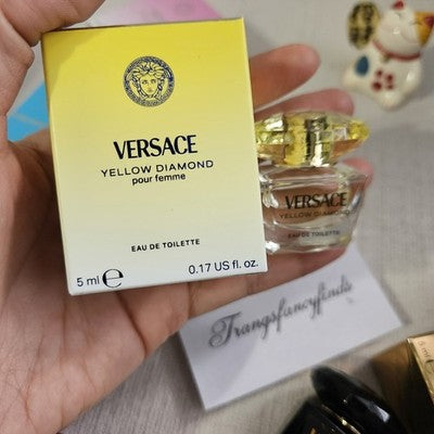 NIB! Versace Women’s Fragrance Mini Gift Set of  5 x 0.17 oz 5ml  Each -Dabber