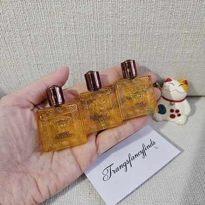 NWOB!  3xVersace Eros Energy EDP  0.17 fl oz 5 ml Travel Mini Dabber Splash