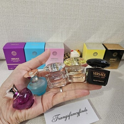 NIB! Versace Women’s Fragrance Mini Gift Set of  5 x 0.17 oz 5ml  Each -Dabber