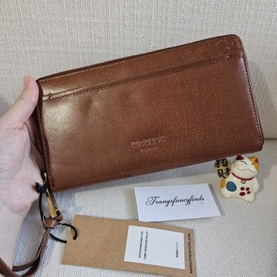 Margot New York Gabby Ziparound Wallet | NWT | 100% Leather | MSRP $50