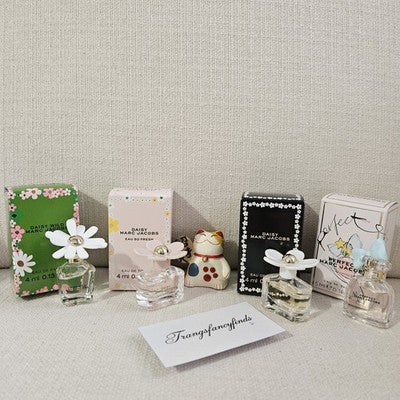 Marc Jacobs Mini Perfume Gift Set 4pc Daisy Eau So Fresh Wild Perfect Women’s Fr