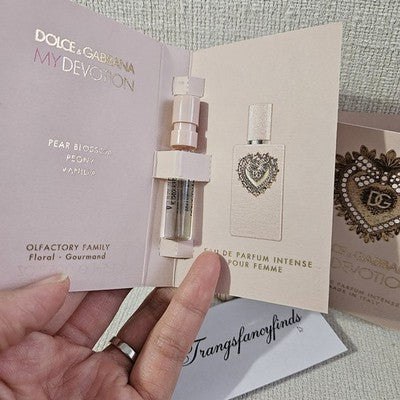 NEW ! 2x Dolce & Gabbana My Devotion EDP Intense Sample Spray .05oz 1.5ml *2025