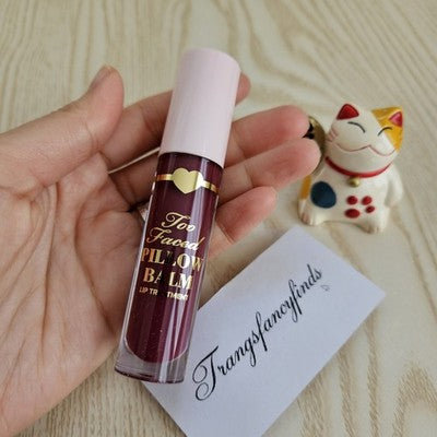 Too Faced Pillow Balm Berry Jam Kiss 6mL Lip Treatment Gloss NEW No Box